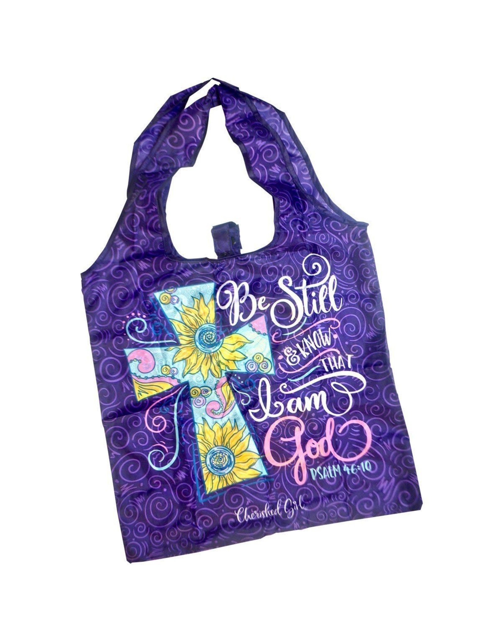 Cherished Girl Cherished Girl Christian Reusable Shopping Bag Be Still