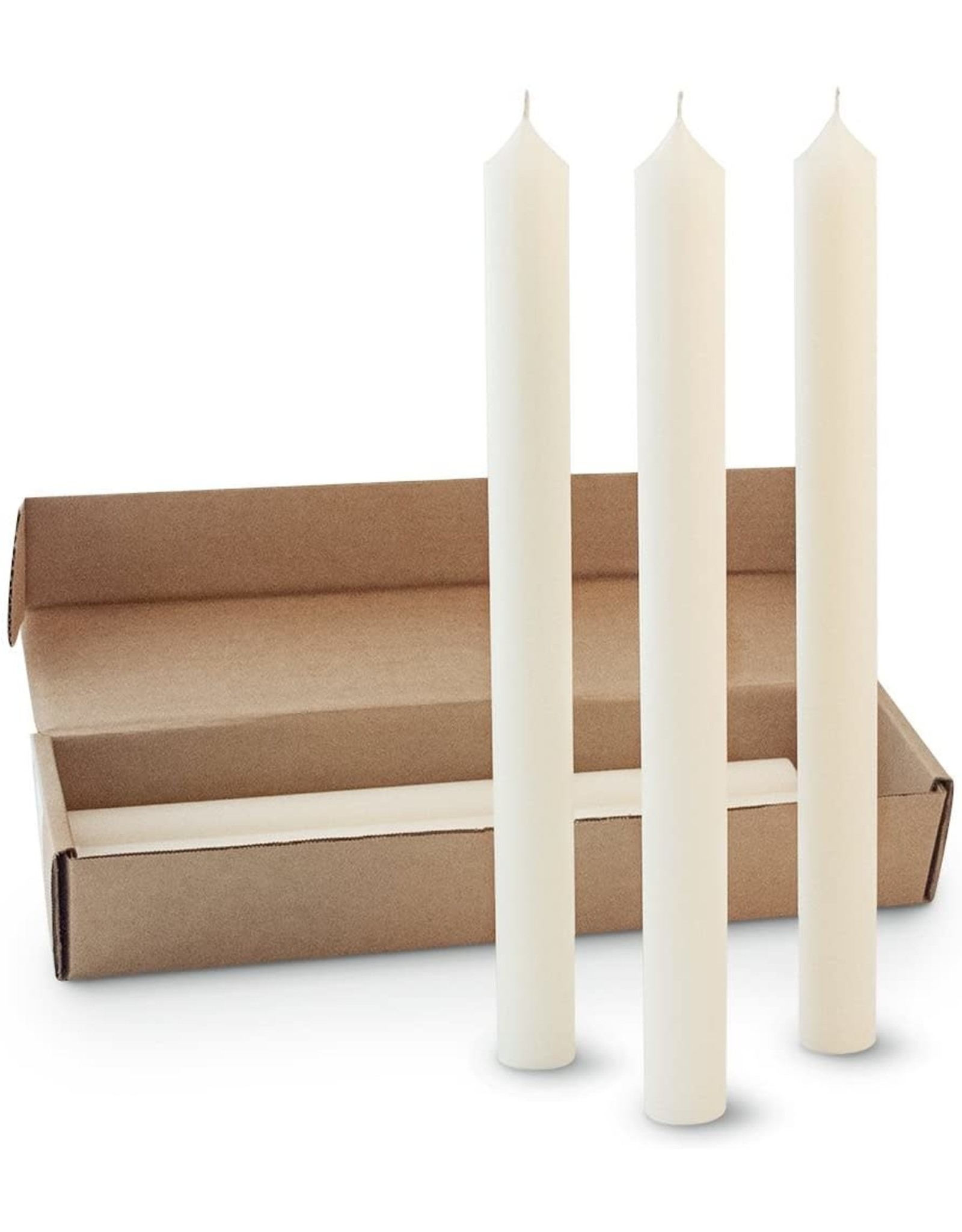 17.5" Taper Candles, 51% Beeswax