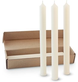17.5" Taper Candles, 51% Beeswax