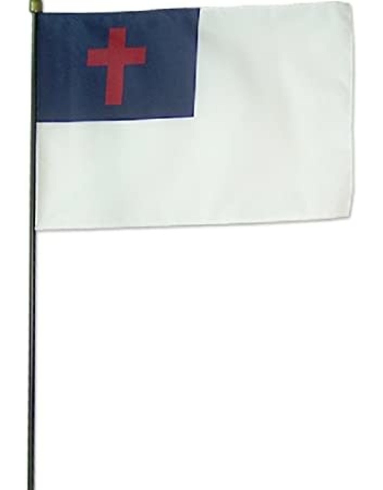 Annin Christian Flag - 4" x 6" Mounted on Stick