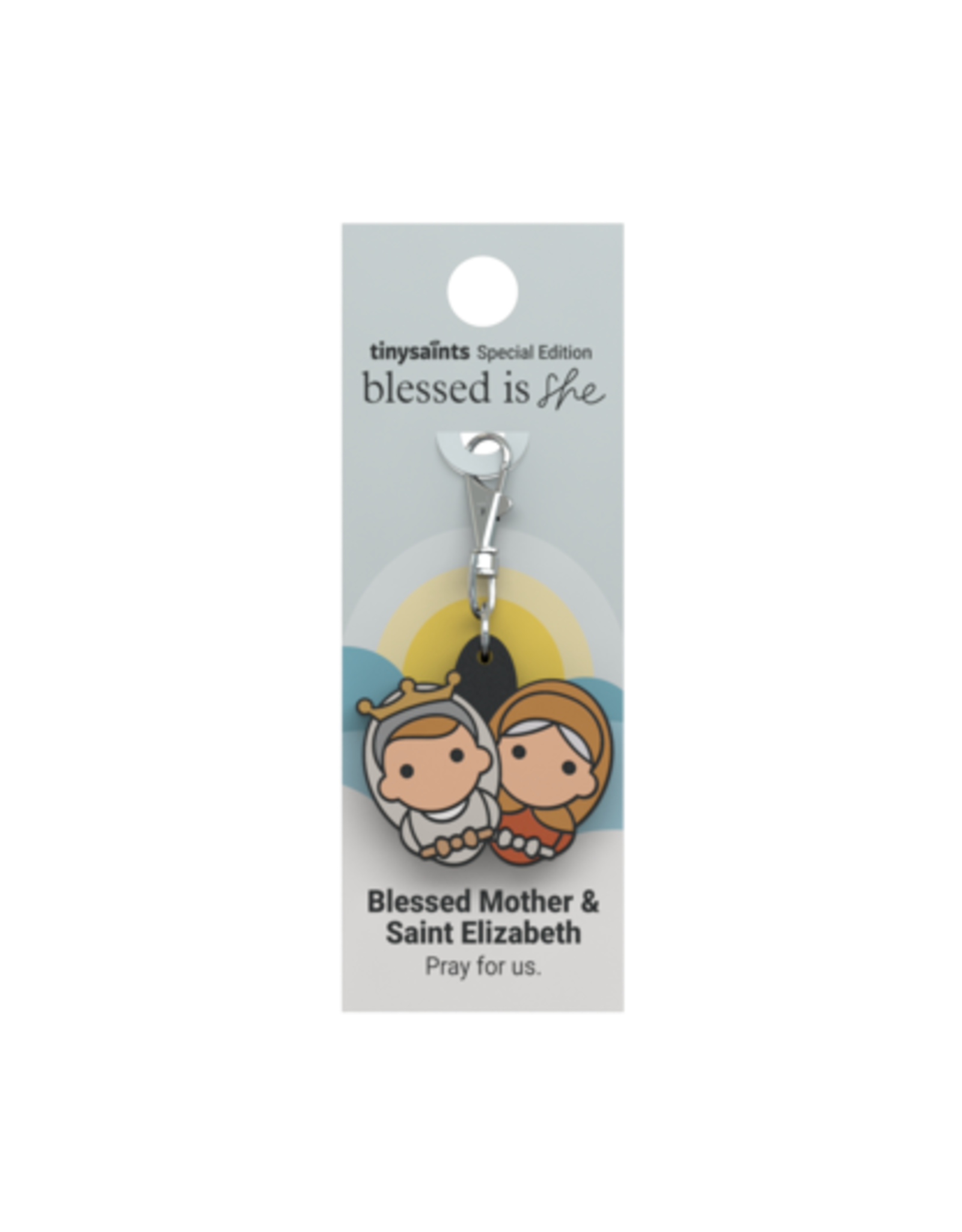 Tiny Saints Tiny Saint Charm - Blessed Is She (Special Edition) Blessed Mother and Saint Elizabeth