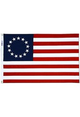 Annin Betsy Ross American Flag - 3' x 5' Embroidered Bulldog Cotton