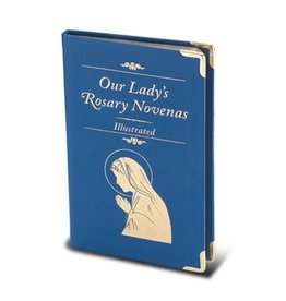 Hirten Our Lady's Rosary Novenas: Illustrated (Small Italian Blue Leatherette Binding)