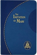 Catholic Book Publishing Imitation of Mary, Illustrated by Thomas a Kempis ( Navy Imitation Leather)