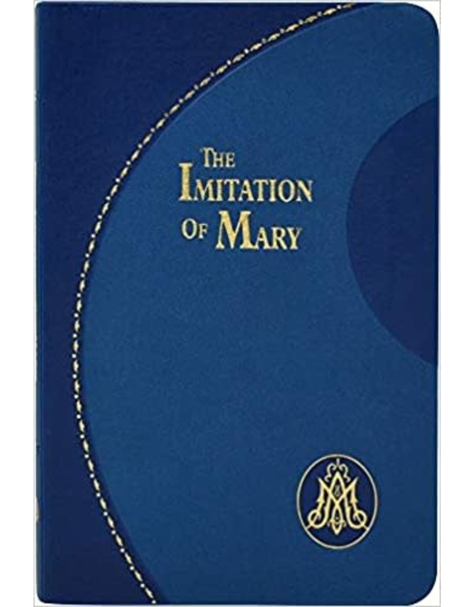 Catholic Book Publishing Imitation of Mary, Illustrated by Thomas a Kempis ( Navy Imitation Leather)