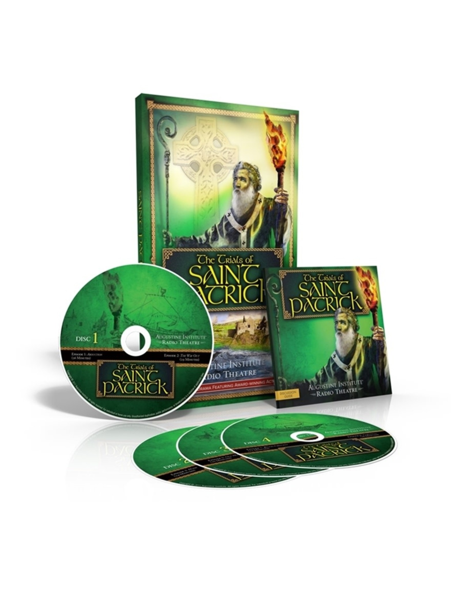 Ignatius Press The Trials of Saint Patrick 4-CD Audio Drama & Discussion Guide