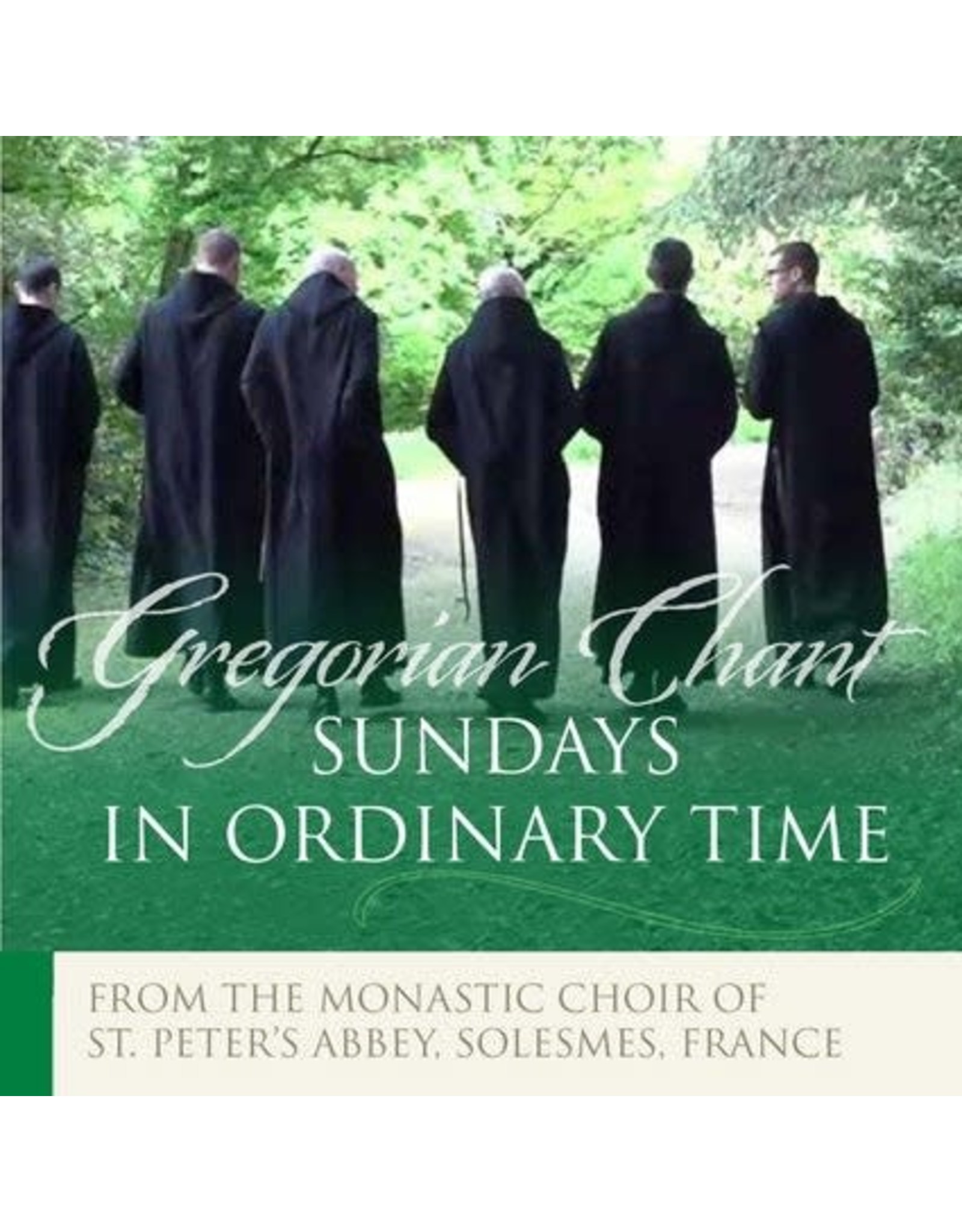Paraclete Press Sundays in Ordinary Time: Gregorian Chant (CD)