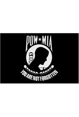 Annin 2 ft. X 3 ft. Nyl-Glo Pow-Mia Flag Black Double Sided