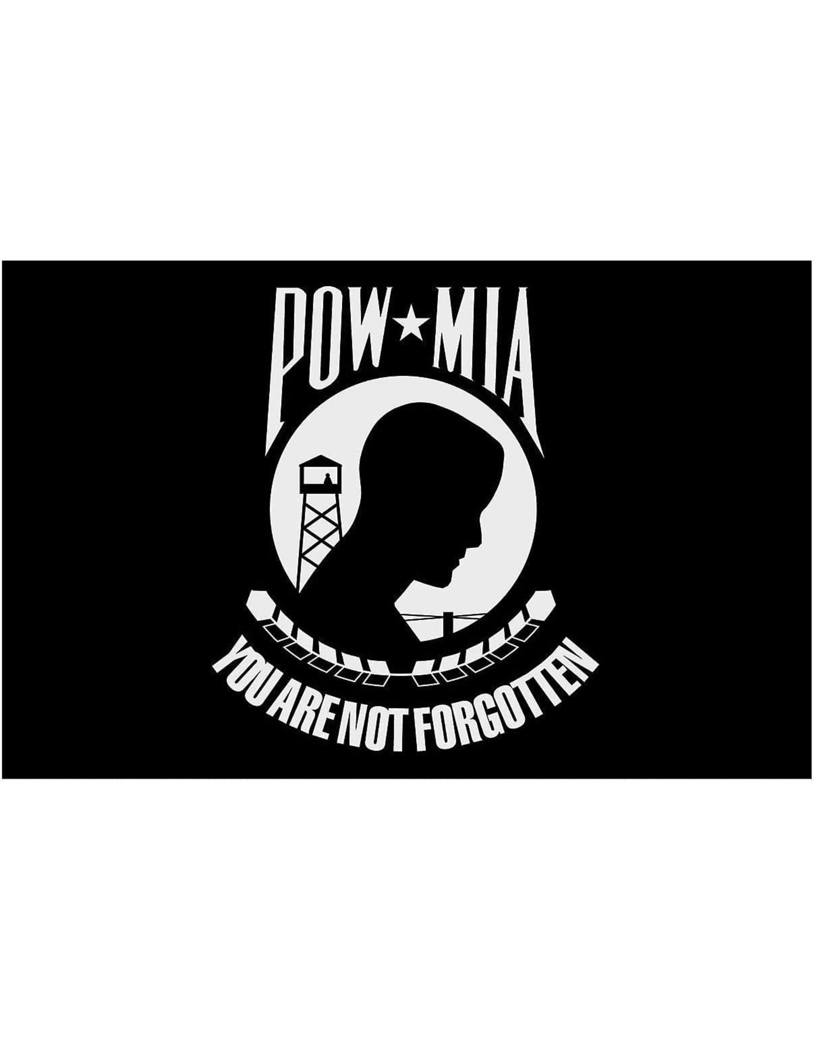 Annin 2 ft. X 3 ft. Nyl-Glo Pow-Mia Flag Black Double Sided