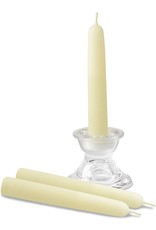 Hyoda 100% Beeswax  Handmade All Natural 4 Hour Taper Candles, Unscented Ivory