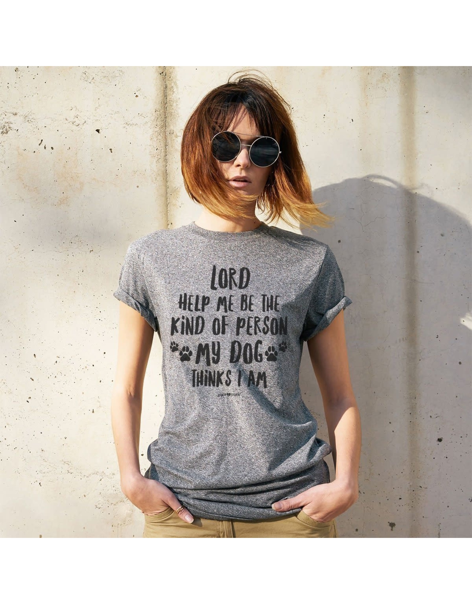 grace & truth grace & truth Christian T-Shirt My Dog