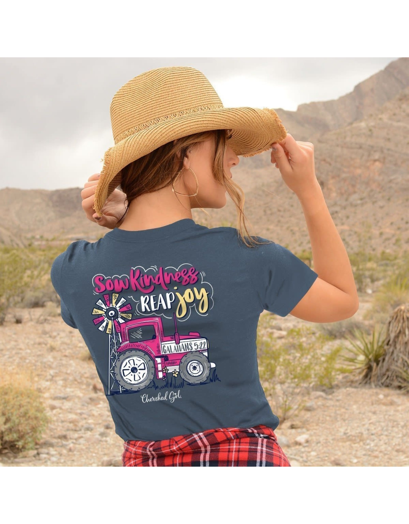 Cherished Girl Cherished Girl Sow Kindness Galatians 5:22 T-Shirt