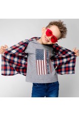 Kerusso Kid's In God We Trust Flag Kid's T-Shirt