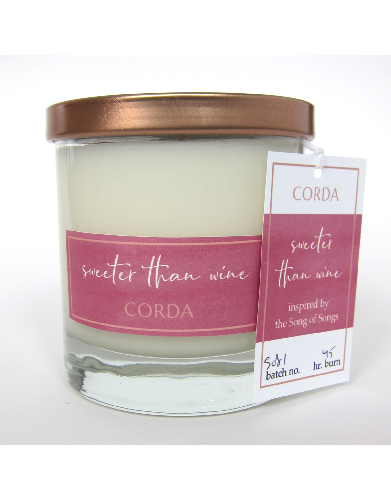 Corda Sweeter than Wine | Song of Songs - Cedar + Pomegranate + Apple