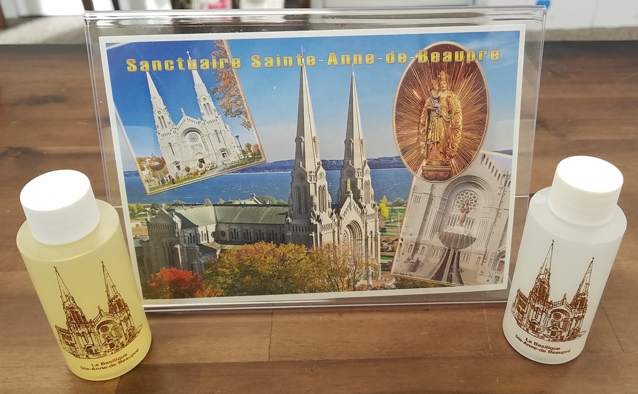 Holy Water Blessed at St. Anne de Beaupre Basilica The Pearl