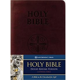 Douay-Rheims Bible (Burgundy Premium UltraSoft Leather): Standard Print Size