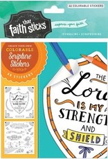 Psalm 28:7 Colorable Stickers Set