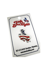 Tom Balding American Flag Steamboat Pin