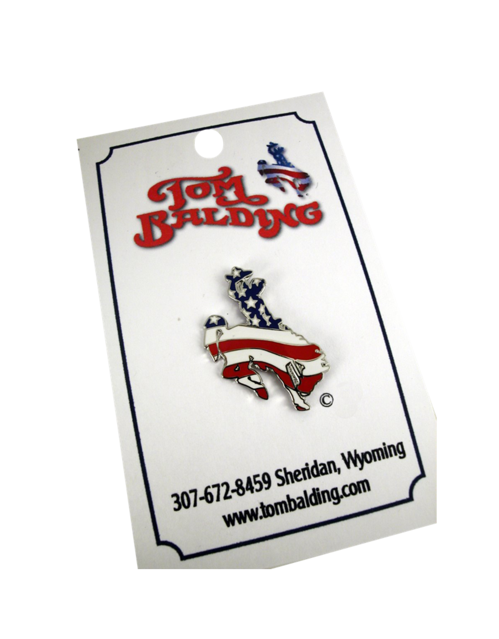 Tom Balding American Flag Steamboat Pin