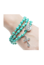 McVan Turquoise Rosary Bracelet