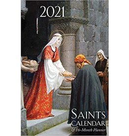 2021 Saints Calendar and Planner: Spiral Bound