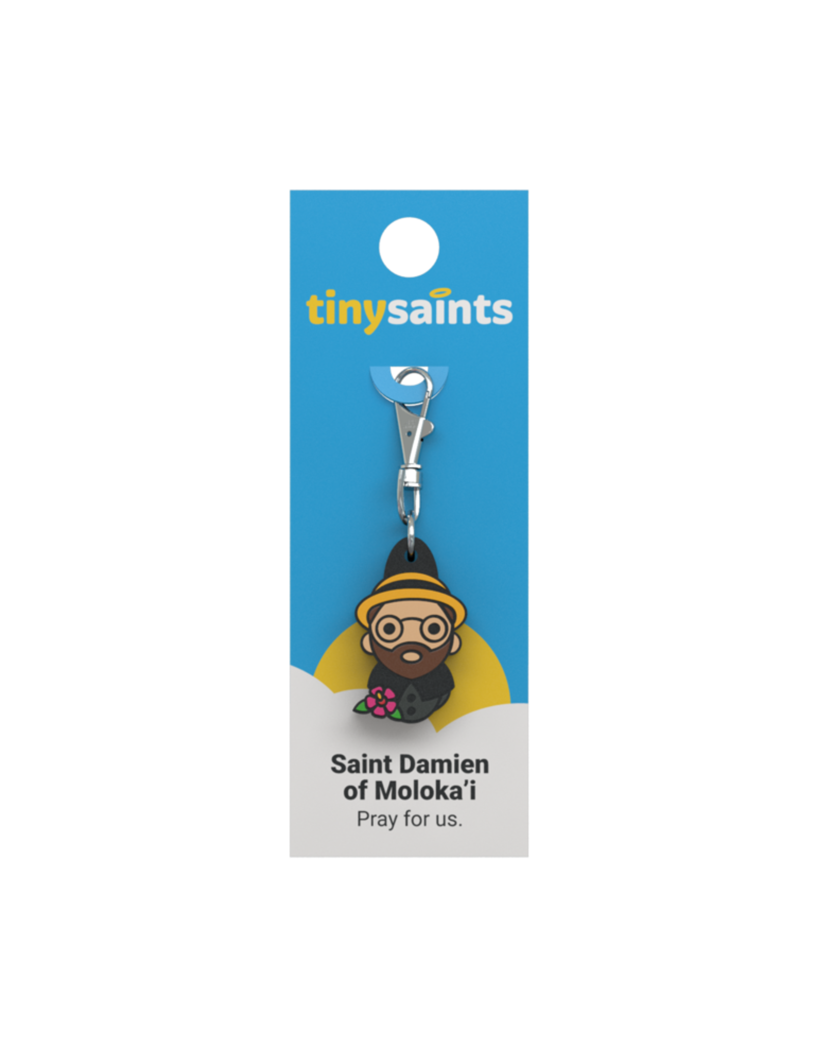 Tiny Saints Tiny Saints Charm - St Damien of Moloka’i