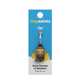 Tiny Saints Tiny Saints Charm - St Damien of Moloka’i
