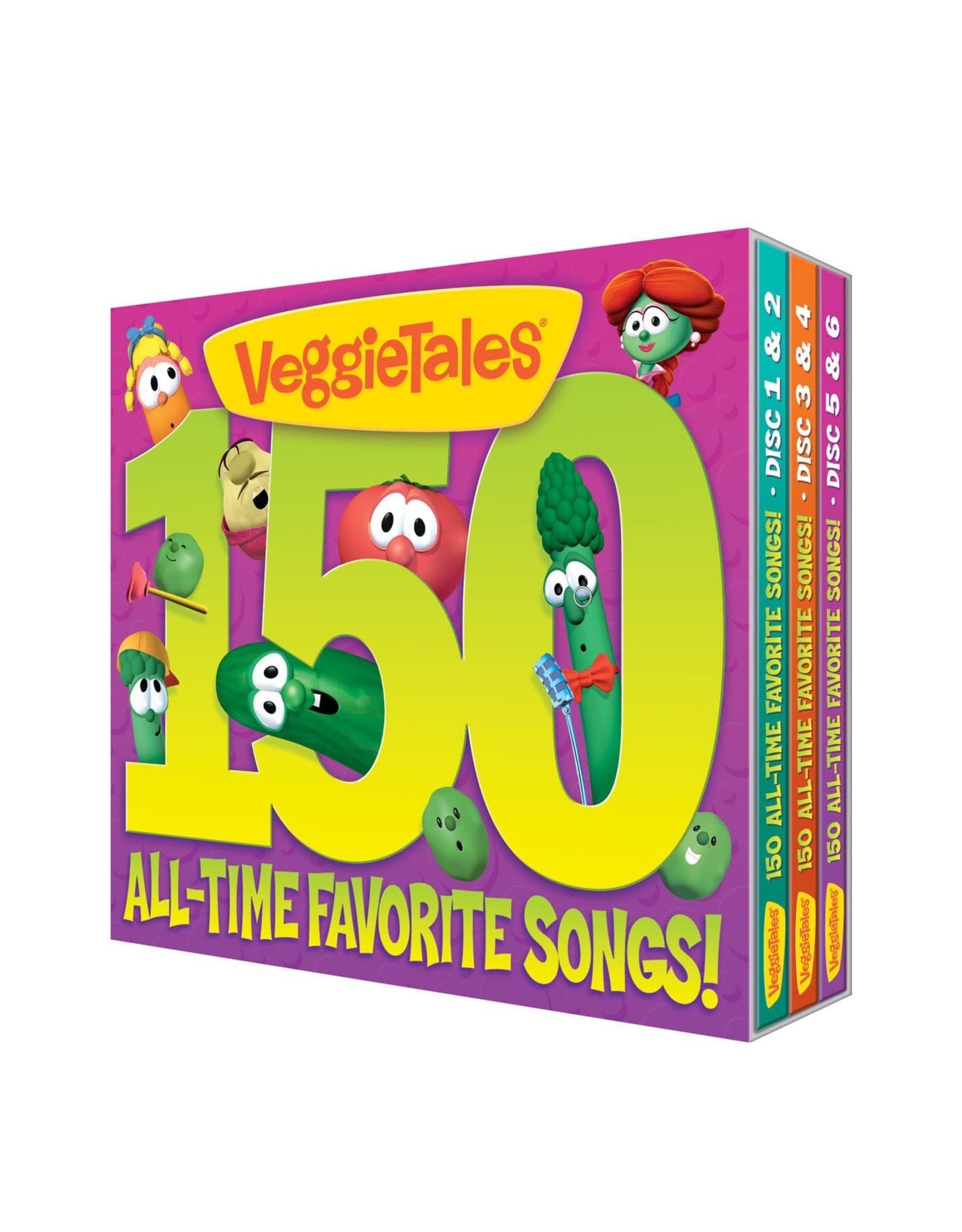VeggieTales VeggieTales 150 All-Time Favorite Songs! 6 CD Set