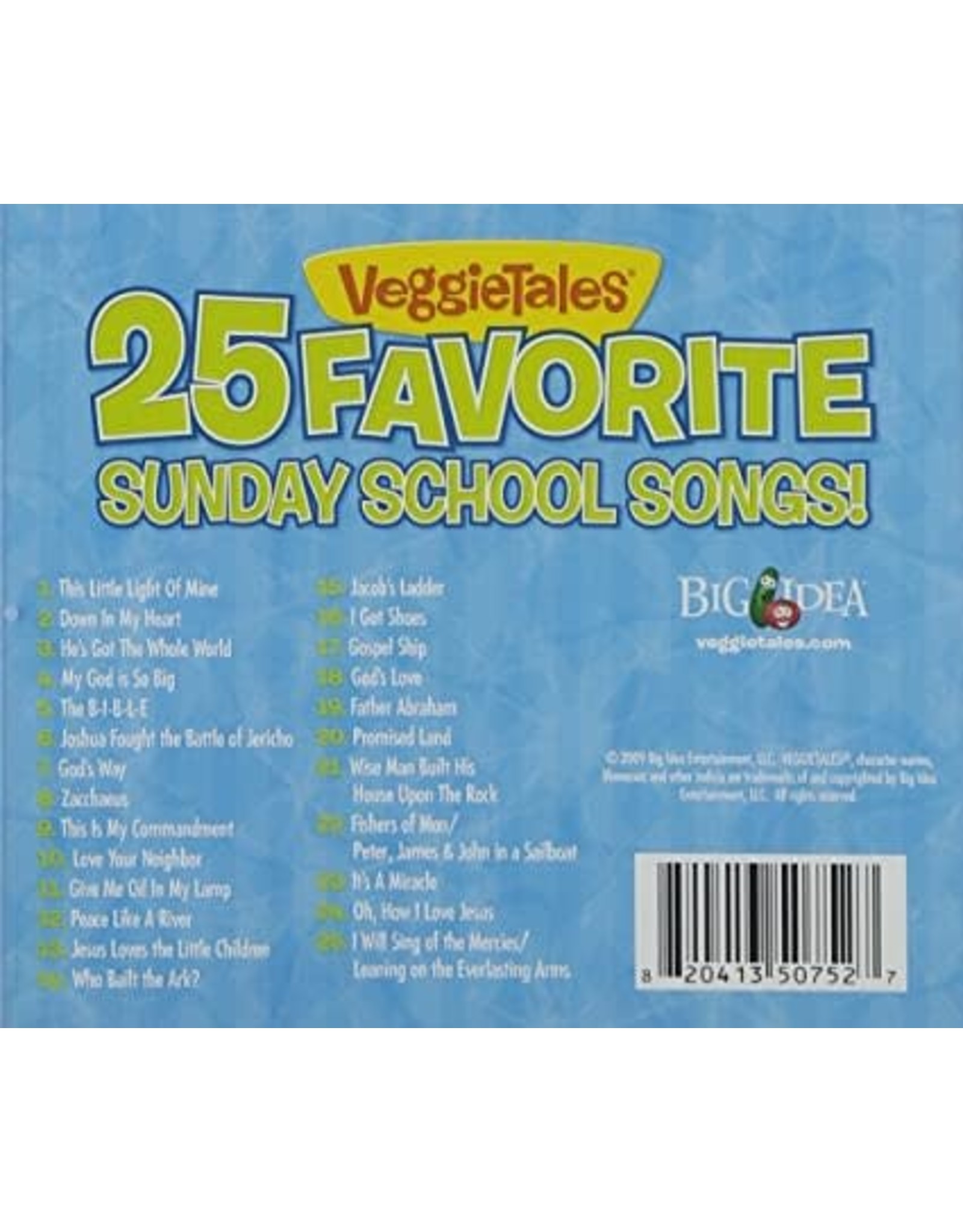 VeggieTales VeggieTales 25 Favorite Sunday School Songs