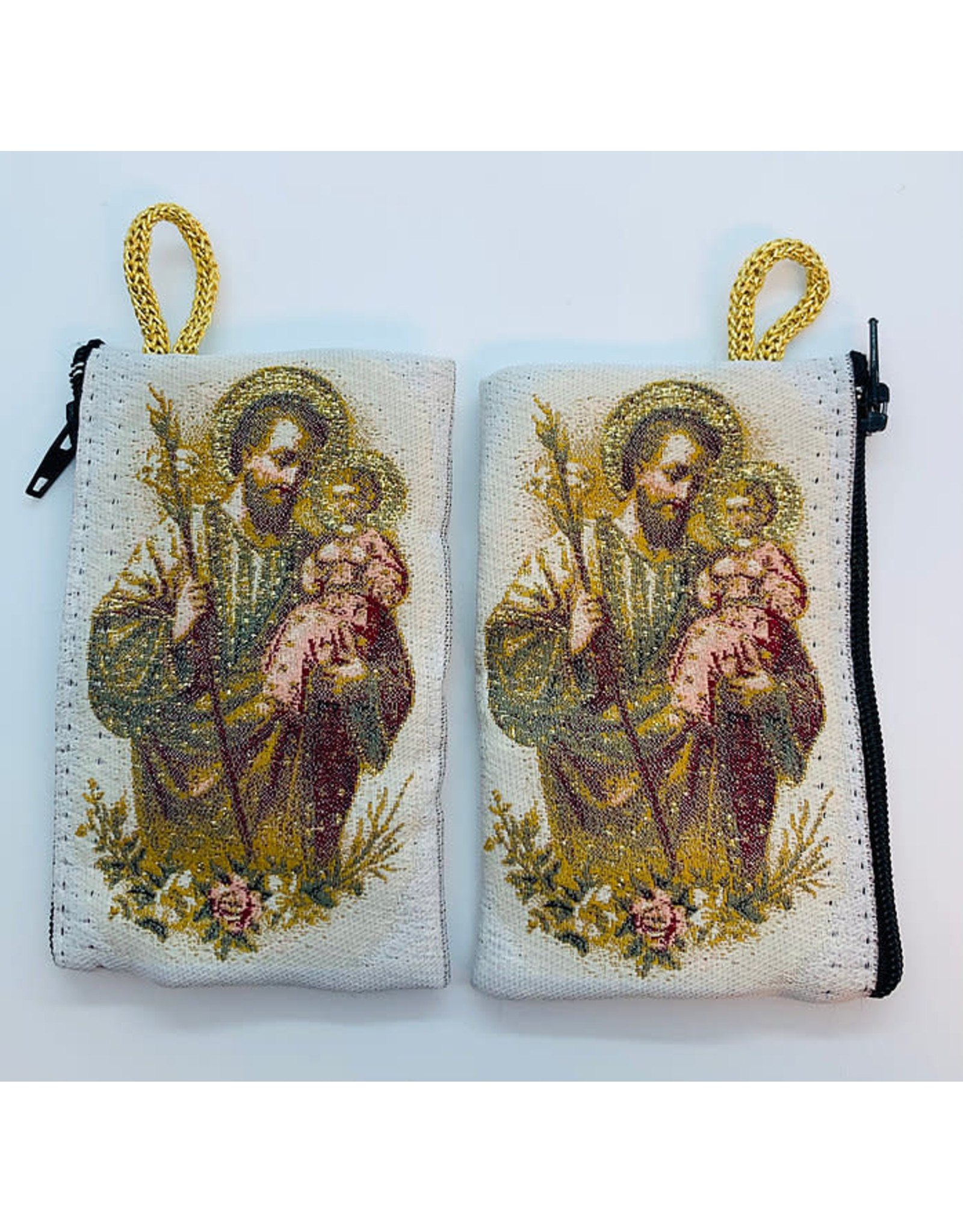 Oremus Mercy Small Rosary Pouch – St. Joseph (3"x4")