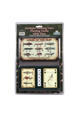 Rivers Edge Products Playing Cards and Dice in Tin  - Lures of the Past