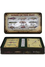 Rivers Edge Products Playing Cards and Dice in Tin  - Lures of the Past