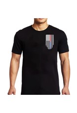 Thin Blue Line USA Honor and Respect Thin Red and Blue Line Women's T-Shirt