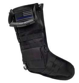 Thin Blue Line USA Tactical Christmas Stocking - Black