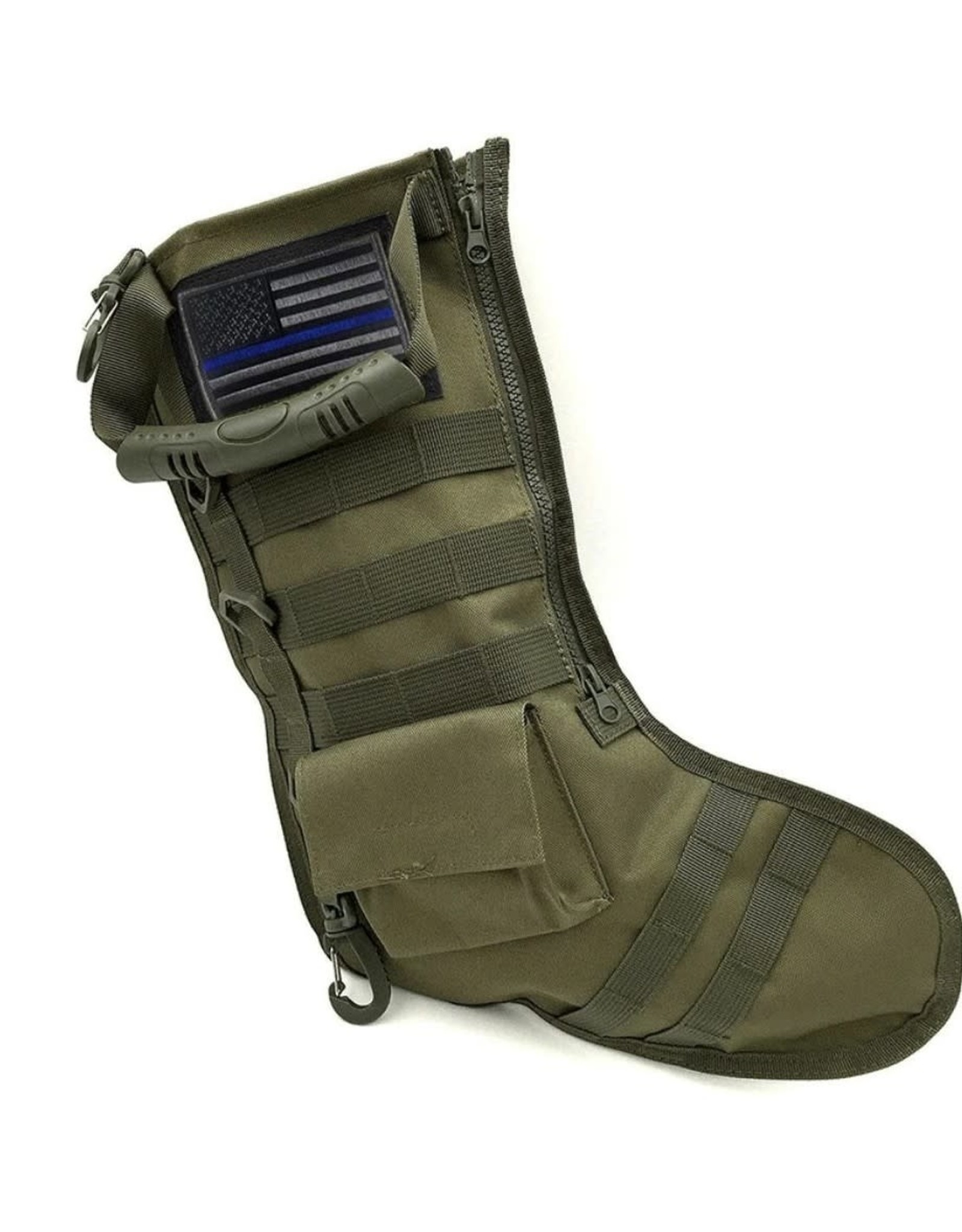 Thin Blue Line USA Tactical Christmas Stocking - Olive