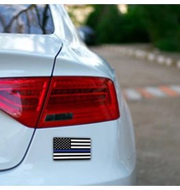 Thin Blue Line USA Thin Blue Line American Flag Sticker, 4"x6"