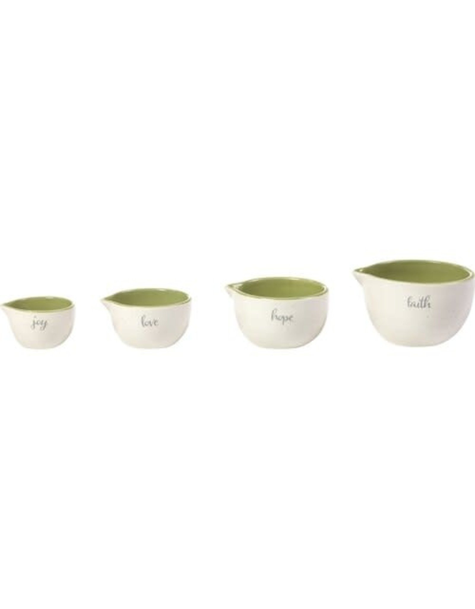 Precious Moments A Cup Full Of Blessings, 4-Piece Ceramic Measuring Cup Set