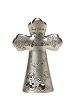 Precious Moments Confirmation Mini Tabletop Cross, Boy