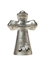 Precious Moments First Communion Mini Tabletop Cross, Girl