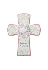 Christian Brands Baptized in Christ Cross Pink