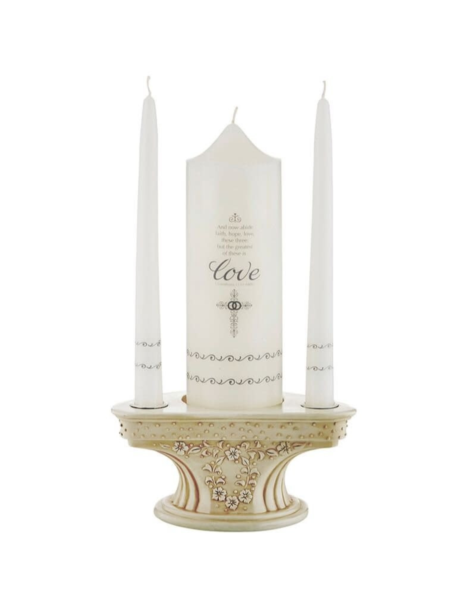 Will & Baumer Faith Hope and Love Wedding Unity Candle Set