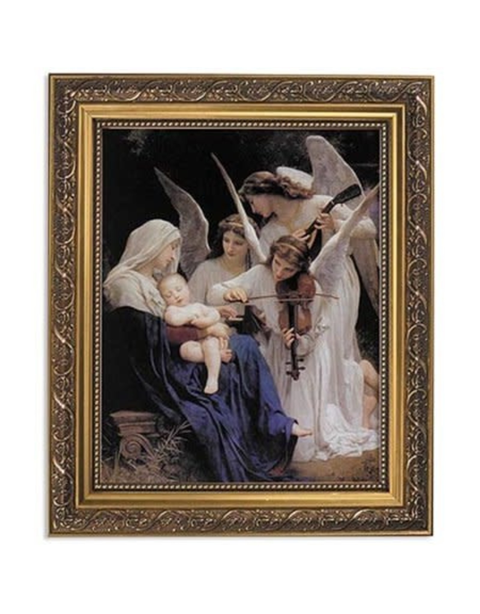 Christian Brands Bouguereau: Song of the Angels Gold Framed Print