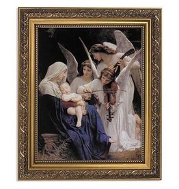 Christian Brands Bouguereau: Song of the Angels Gold Framed Print