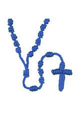 CBC - A Blue Knotted Cord Rosary