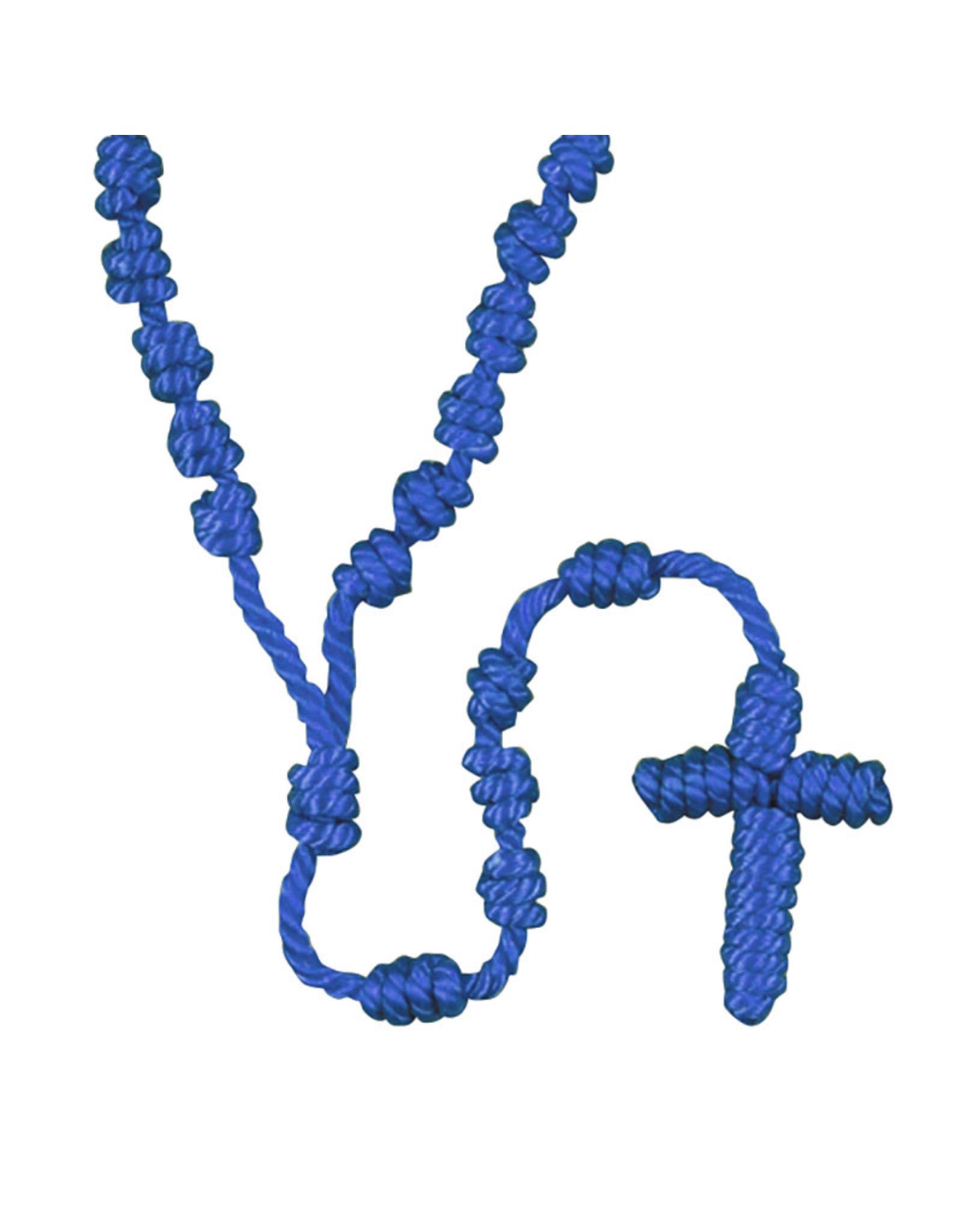 Red Knotted Cord Rosary
