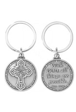 Autom With God All Things are Possible (Matthew 19:26) Key Chain