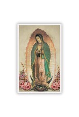 Autom Our Lady of Guadalupe Spanish Large Print Laminated Holy Card
