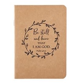 Autom Be Still and Know Kraft Notebook