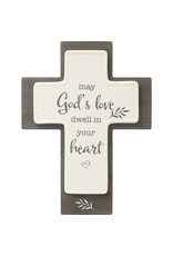Precious Moments God’s Love Cross, Ceramic/Wood
