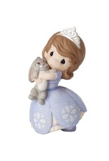 Precious Moments Disney Sophia There's No Bunny Like You! Bisque Porcelain Figurine
